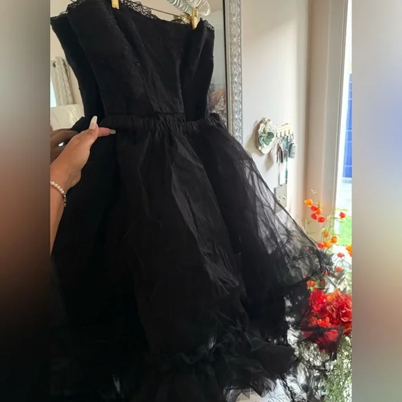 Pilcro Strapless Lace Tull dress - Picture 4 of 13